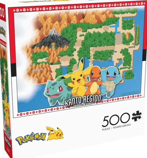 Buffalo Games - Pokemon - Kanto Region - 500 Piece Jigsaw Puzzle