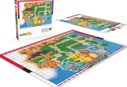 Buffalo Games - Pokemon - Kanto Region - 500 Piece Jigsaw Puzzle