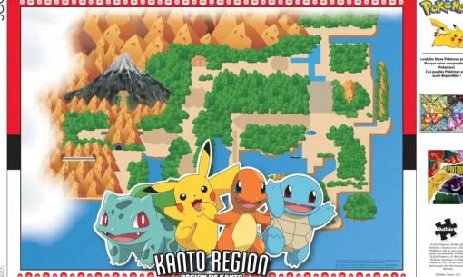 Buffalo Games - Pokemon - Kanto Region - 500 Piece Jigsaw Puzzle