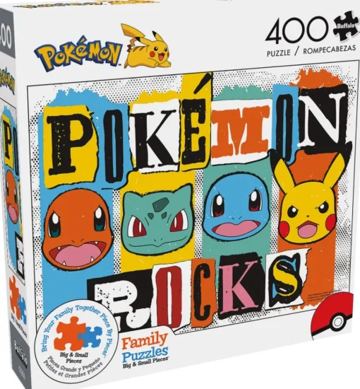 Buffalo Games - Pokemon Rocks - 400 Piece Jigsaw Puzzle