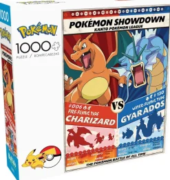 Buffalo Games - Pokemon Showdown: Charizard V. Gyarados - 1000 Piece J