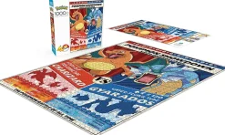 Buffalo Games - Pokemon Showdown: Charizard V. Gyarados - 1000 Piece J