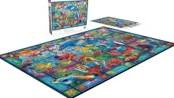 Buffalo Games - Stained Glass Aquarium - 2000 Piece Jigsaw Puzzle