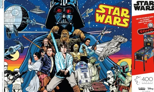 Buffalo Games - Star Wars - Comic Pinball Art Jigsaw Puzzle (400 Piece