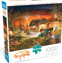 Buffalo Games - Terry Redlin - Morning Warm Up - 1000 Piece Jigsaw Puz