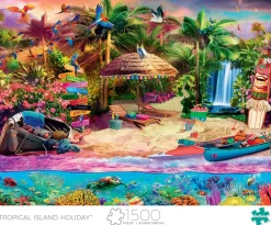 Buffalo Games - Tropical Island Holiday - 1500 Piece Jigsaw Puzzle