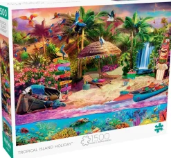 Buffalo Games - Tropical Island Holiday - 1500 Piece Jigsaw Puzzle