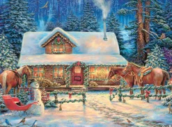 Buffalo Games - Winter's Oasis by Chuck Pinson Jigsaw Puzzle (1000 Pie