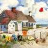Buffalo Games Charles Wysocki - Root Beer Break at The Butterfields -