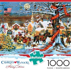 Buffalo Games Charles Wysocki: Small Town Christmas - 1000 Piece Jigsa