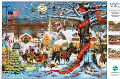 Buffalo Games Charles Wysocki: Small Town Christmas - 1000 Piece Jigsa
