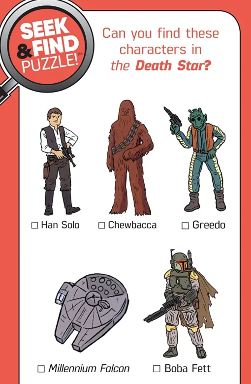 Buffalo Games Star Wars - Seek & Find - The Death Star - 300 Large Pie