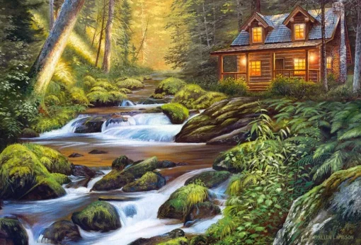 Castorland - Creek Side Comfort Jigsaw Puzzle (1000 Pieces)