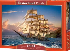 Castorland - Sailing at Sunset Jigsaw Puzzle (1500 Pieces)