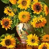 Castorland - Sunflowers in a Peacock Vase Jigsaw Puzzle (1000 Pieces)