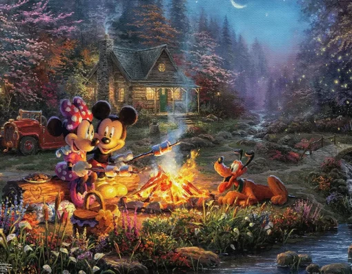 Ceaco - 4 in 1 Multipack - Disney Dreams Collection - Donald & Daisy D