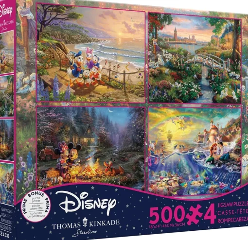 Ceaco - 4 in 1 Multipack - Disney Dreams Collection - Donald & Daisy D