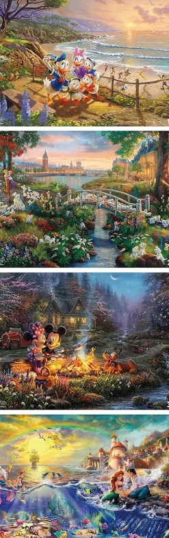 Ceaco - 4 in 1 Multipack - Disney Dreams Collection - Donald & Daisy D