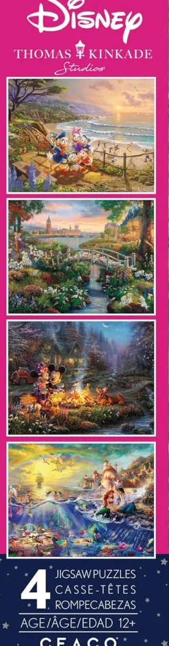 Ceaco - 4 in 1 Multipack - Disney Dreams Collection - Donald & Daisy D
