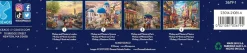 Ceaco - 4 in 1 Multipack - Disney - Mickey & Minnie by Thomas Kinkade