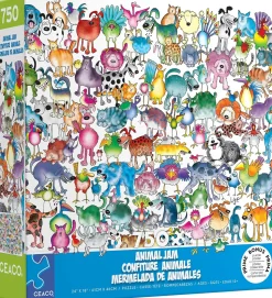 Ceaco - Animal Jam - Cats and Dogs by Lynn Johnston Jigsaw Puzzle (750