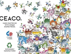 Ceaco - Animal Jam - Cats and Dogs by Lynn Johnston Jigsaw Puzzle (750