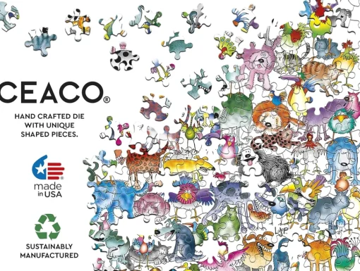 Ceaco - Animal Jam - Cats and Dogs by Lynn Johnston Jigsaw Puzzle (750