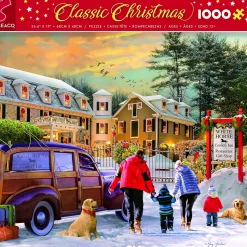 Ceaco - Classic Christmas - White Horse Inn Jigsaw Puzzle (1000 Pieces