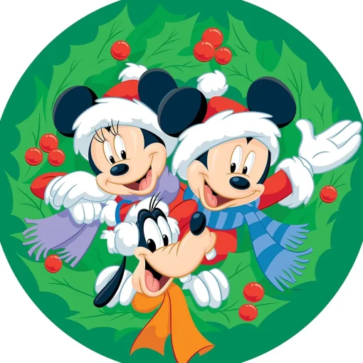 Ceaco - Disney 5 in 1 Multipack Puzzle Set, Disney Holiday Fun