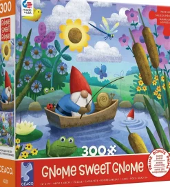 Ceaco - Gnome Sweet Gnome - Gone Fishing - XL by Tim Bowers Jigsaw Puz