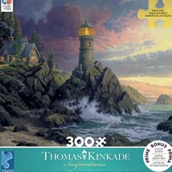 Ceaco - Inspirations Collection - Rock of Salvation by Thomas Kinkade