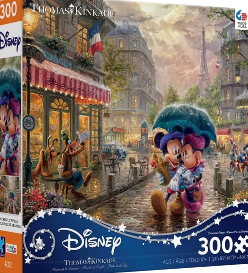 Ceaco - Mickey & Minnie in Paris XL by Thomas Kinkade Jigsaw Puzzle (3