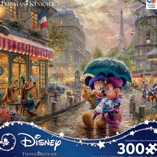 Ceaco - Mickey & Minnie in Paris XL by Thomas Kinkade Jigsaw Puzzle (3