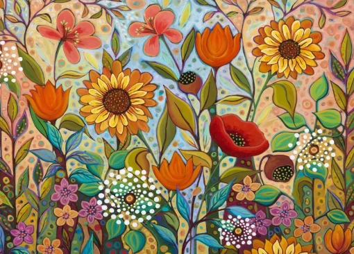 Ceaco - Peggy's Garden - Joy in The Morning by Peggy Davis Jigsaw Puzz