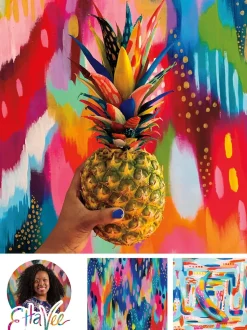 Ceaco - Pineapple - XL by Etta Vee Jigsaw Puzzle (300 Pieces)