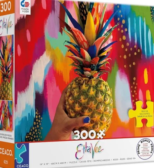 Ceaco - Pineapple - XL by Etta Vee Jigsaw Puzzle (300 Pieces)