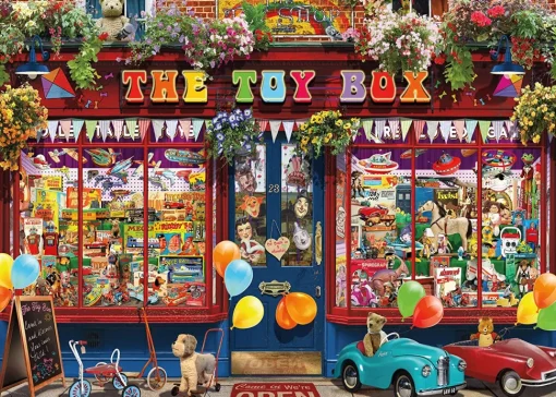 Ceaco - Shop Windows - Toy Box - 1000 Piece Jigsaw Puzzle