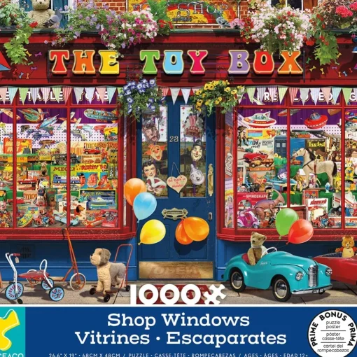 Ceaco - Shop Windows - Toy Box - 1000 Piece Jigsaw Puzzle