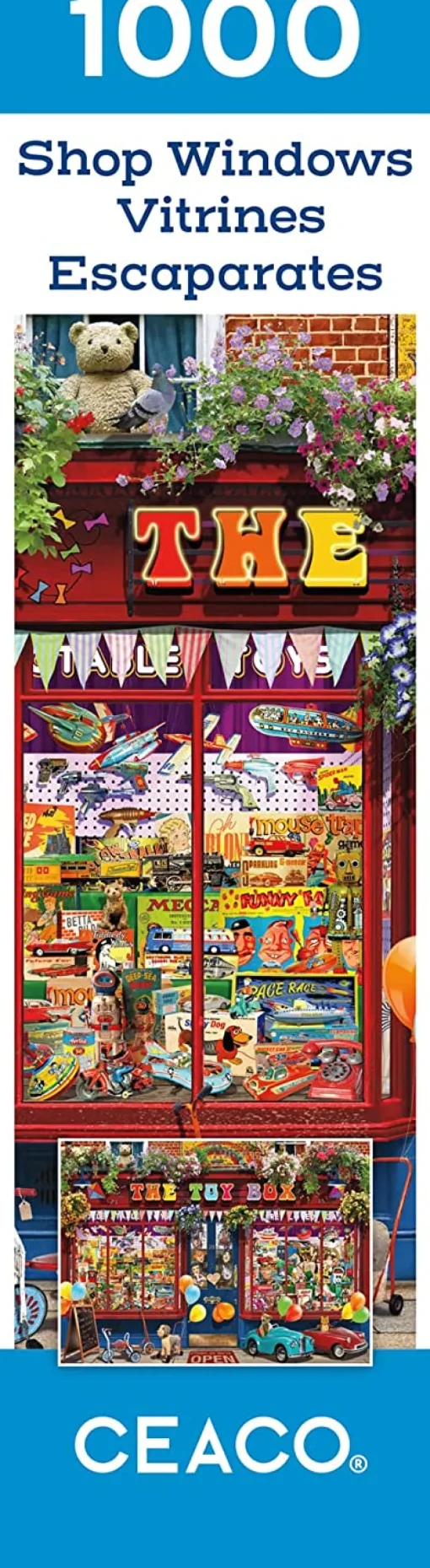 Ceaco - Shop Windows - Toy Box - 1000 Piece Jigsaw Puzzle