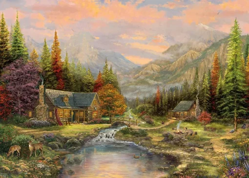 Ceaco - Sierra Paradise by Thomas Kinkade Jigsaw Puzzle (1000 Pieces)