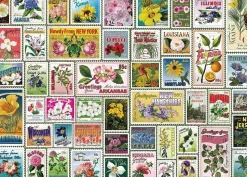 Ceaco - Stamps - Flowers Jigsaw Puzzle (1000 Pieces)