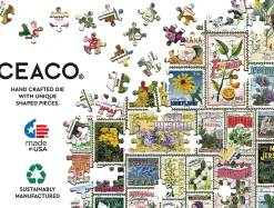Ceaco - Stamps - Flowers Jigsaw Puzzle (1000 Pieces)