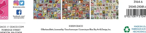 Ceaco - Stamps - Flowers Jigsaw Puzzle (1000 Pieces)