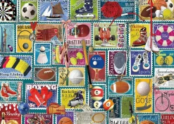 Ceaco - Stamps - Sports Jigsaw Puzzle (1000 Pieces)