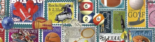 Ceaco - Stamps - Sports Jigsaw Puzzle (1000 Pieces)