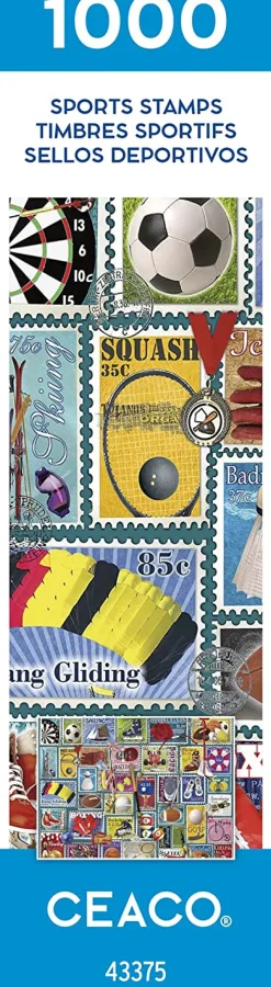 Ceaco - Stamps - Sports Jigsaw Puzzle (1000 Pieces)