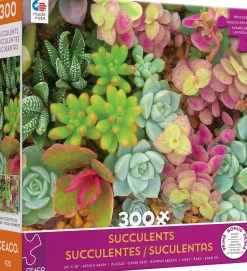 Ceaco - Succulents - Bright Succulents - XL Jigsaw Puzzle (300 Pieces)