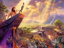 Ceaco - The Lion Kings XL by Thomas Kinkade Jigsaw Puzzle (300 Pieces)