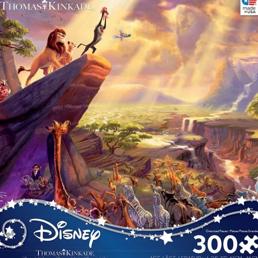 Ceaco - The Lion Kings XL by Thomas Kinkade Jigsaw Puzzle (300 Pieces)