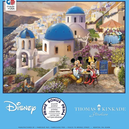 Ceaco - Thomas Kinkade - Disney Dreams Collection - Mickey and Minnie